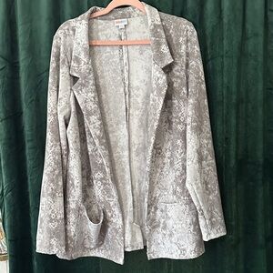 LuLaRoe Textured Gray Blazer